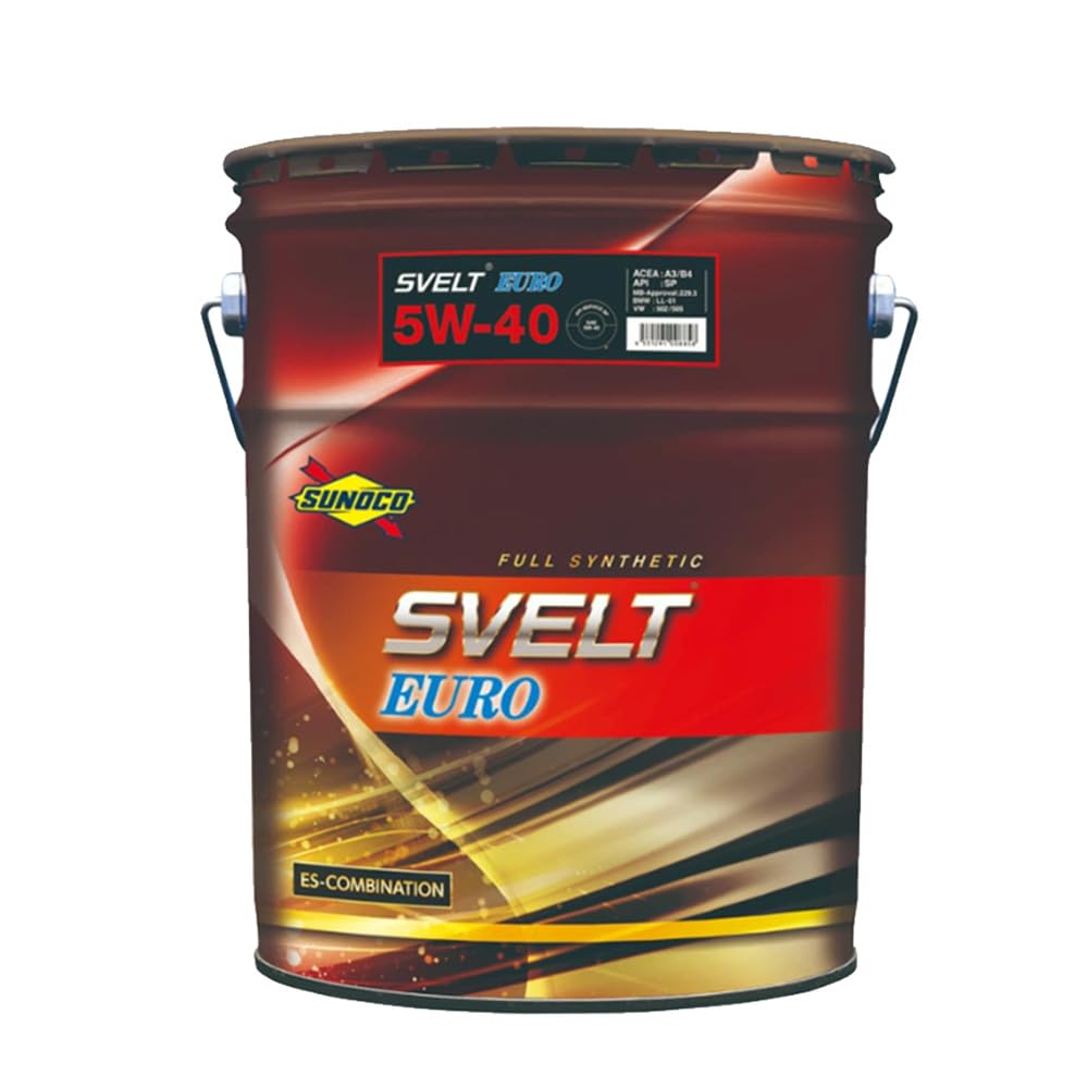 Amazon | SUNOCO SVELT EURO スノコ スヴェルトユーロ 5W-40 20L | 車
