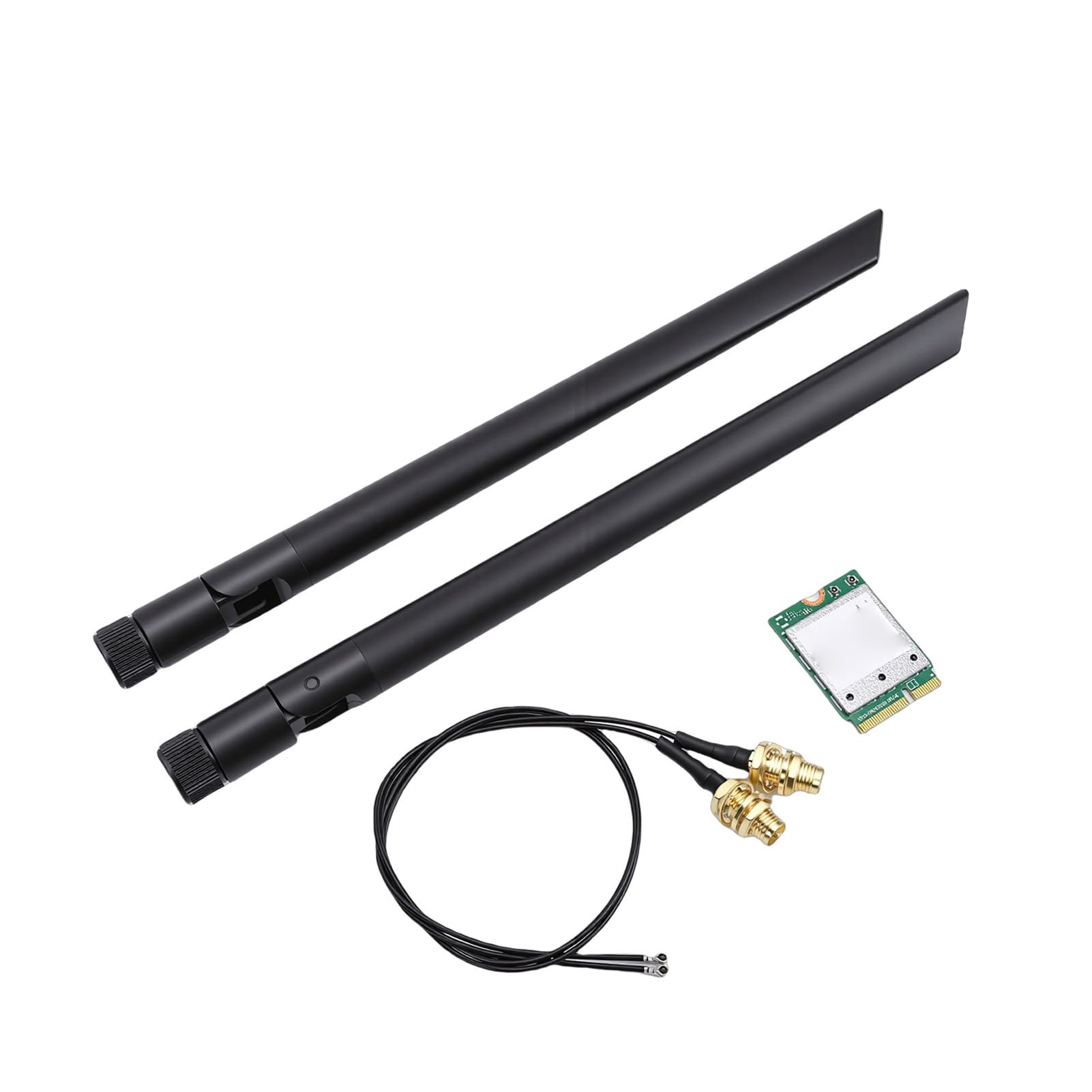 Bewinner Scheda di Rete WiFi 7 M.2, Modulo Adattatore Wireless da 5,8 Gbps per Laptop, Banda Tripla 2,4 GHz 5 GHz 6 con Tecnologia MLO, 4K QAM, 320 MHz, Doppia Antenna, Supporta 11