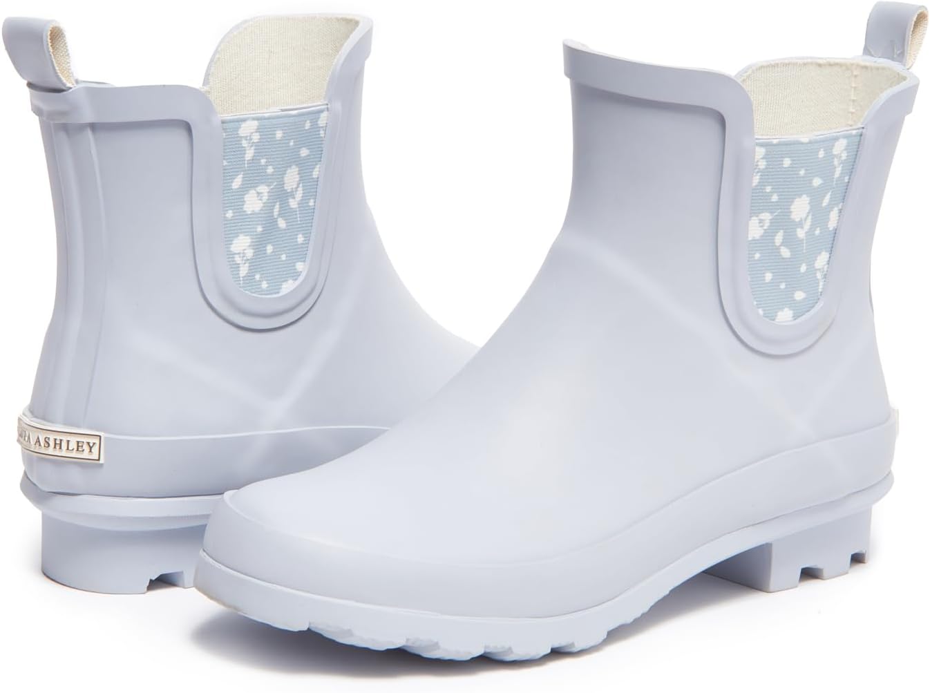 Laura Ashley Women's Waterproof Mid Cut Ankle Rain Boots