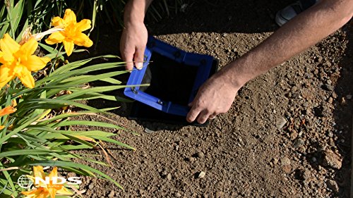 NDS 1200FFRTL Square Catch Basin Drain Filter, for Clog-Free Drainage and Infiltration Systems, Removable Filter, 12-Inch, for Small Lawns, Landscaping, and Patios, Plastic & Geotextile Fabric, White by NDS - Image 5
