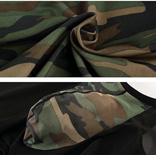 Men's Camouflage Tank top One Piece Wrestling Singlet Bodysuit Leotard Underwear - Image 6