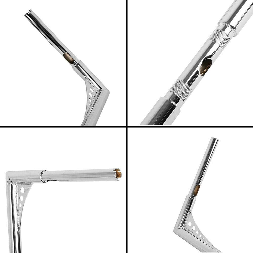Green-L 16" Rise 1.25" Ape Hanger Handlebar Fit for Harley Touring Electra Glide Baggers FLHT Dressers FLHTC 1982-Up