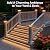 4x4 Post Solar Lights Outdoor: 12 Pack 2 Lighting Modes Fence Deck Cap Lights - Waterproof Solar Powered for Wooden Vinyl Lamp Post Warm White and Cool White - Garden Decor Gifts for Women Mom 2025