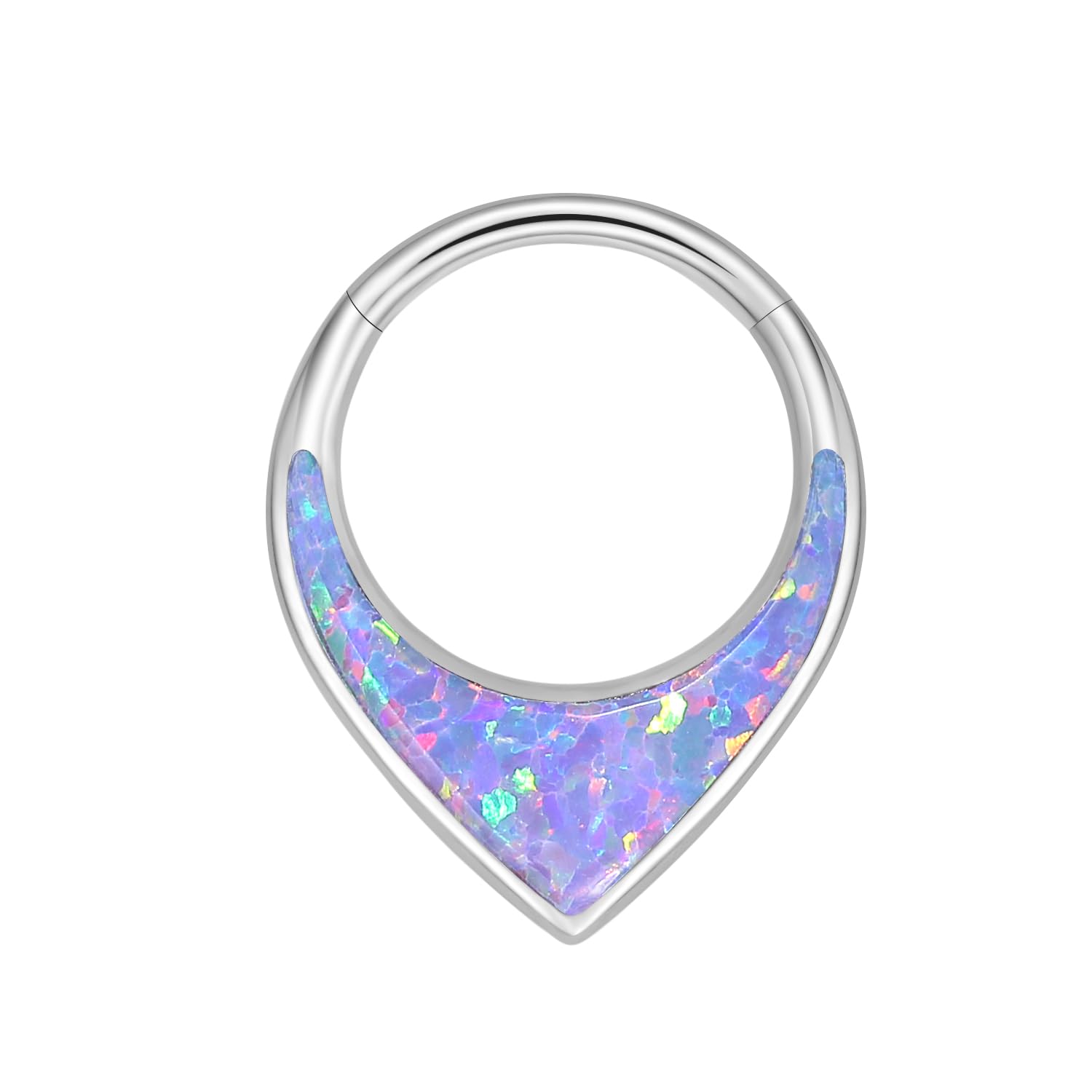 VOJO Teardrop Opal Hoop