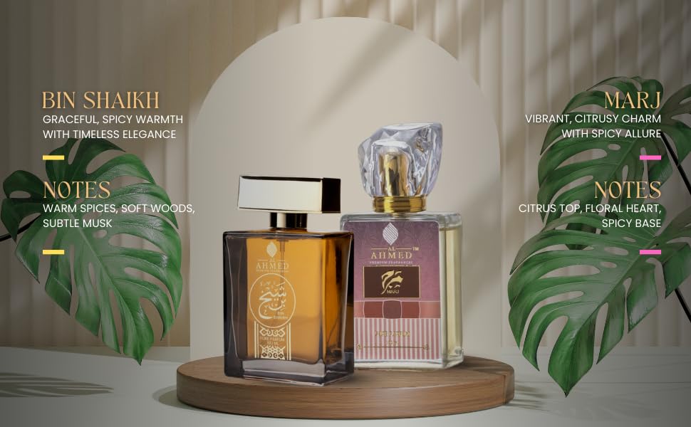 Image of Marj & Bin Shaikh Perfume Combo Offer - Luxurious, Long-Lasting Fragrances for Men & Women | 12+ Hours of Elegant Scent | Ideal Gift Set|200 ML