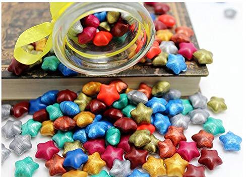 FQL 1 Bottle of Star Shape Sealing Wax Sticks Beads for Wax Seal Stamp (Colorful)