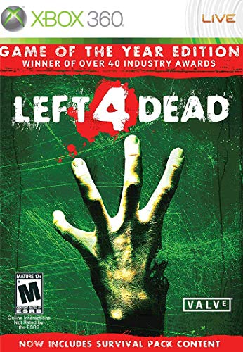 Left 4 Dead - Game of the Year Edition -Xbox 360 (Renewed)