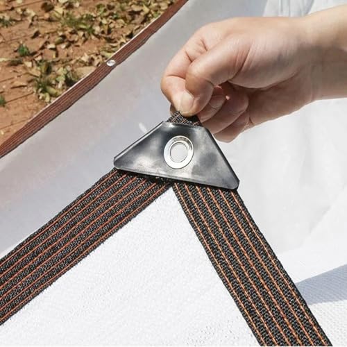 Filet d'ombrage blanc 2,5x9m en PEHD rectangulaire pour serre - 6
