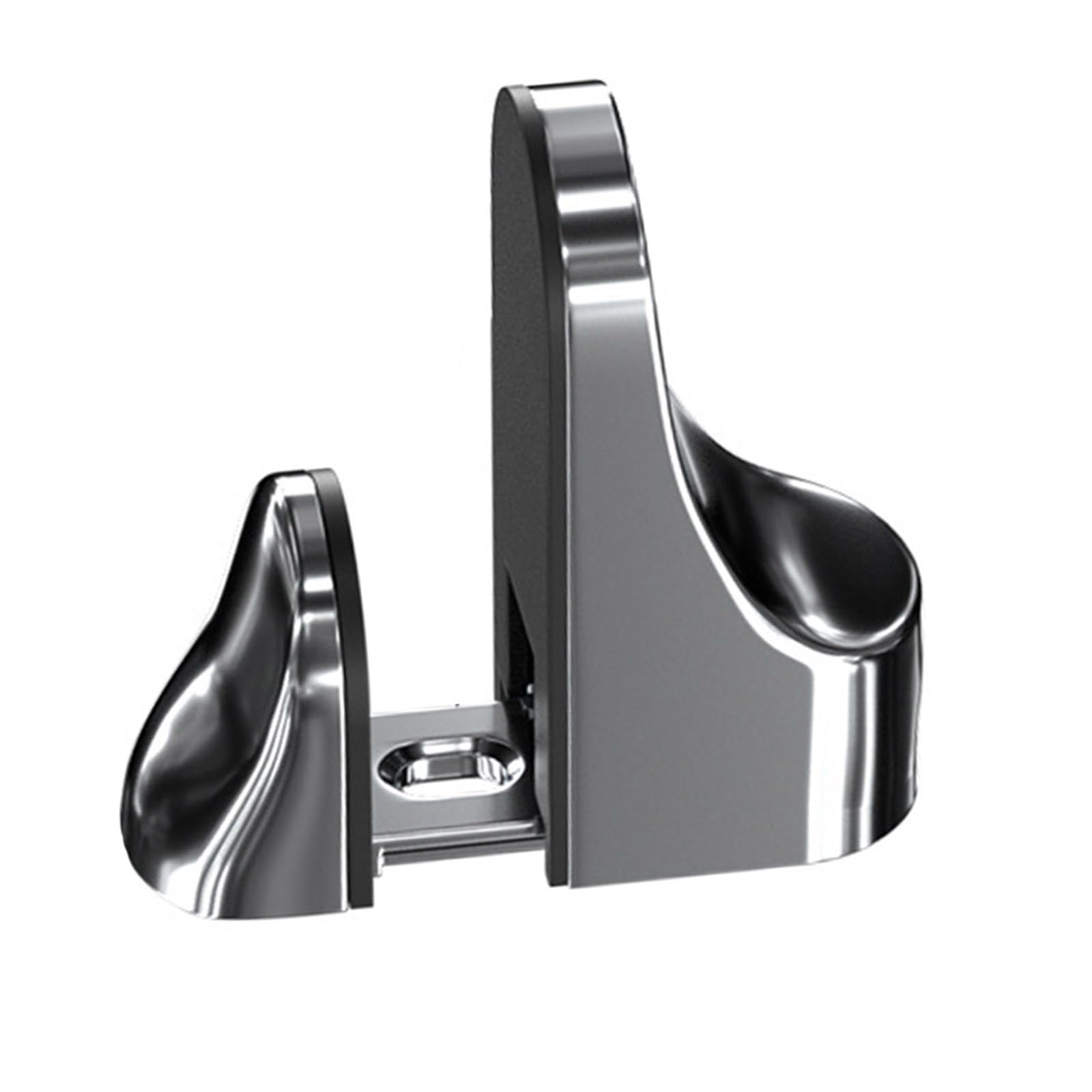 Glass Shelf Brackets Metal Clamp Wall Mounted Glass Multifunction Shelf Mounting Rack for Bathroom Holding Clip