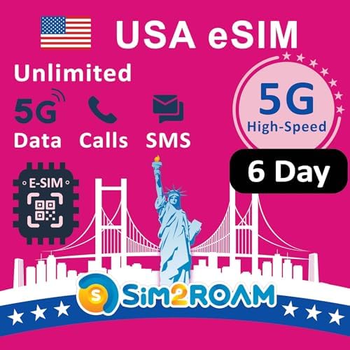 Amerikaanse prepaid eSIM-kaart|Onbeperkte 5G/4G-internetdata in d...