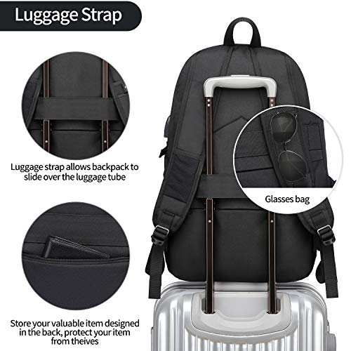 Anti-Diebstahl-Rucksack von WENIG für Laptops bis 17 Zoll
