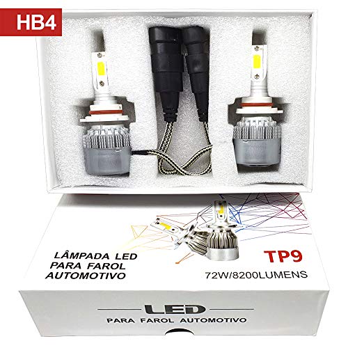 Kit Lâmpadas Ecosport 2003 a 2012 Super Led Branca 6000k 8200 Lumens Honesty