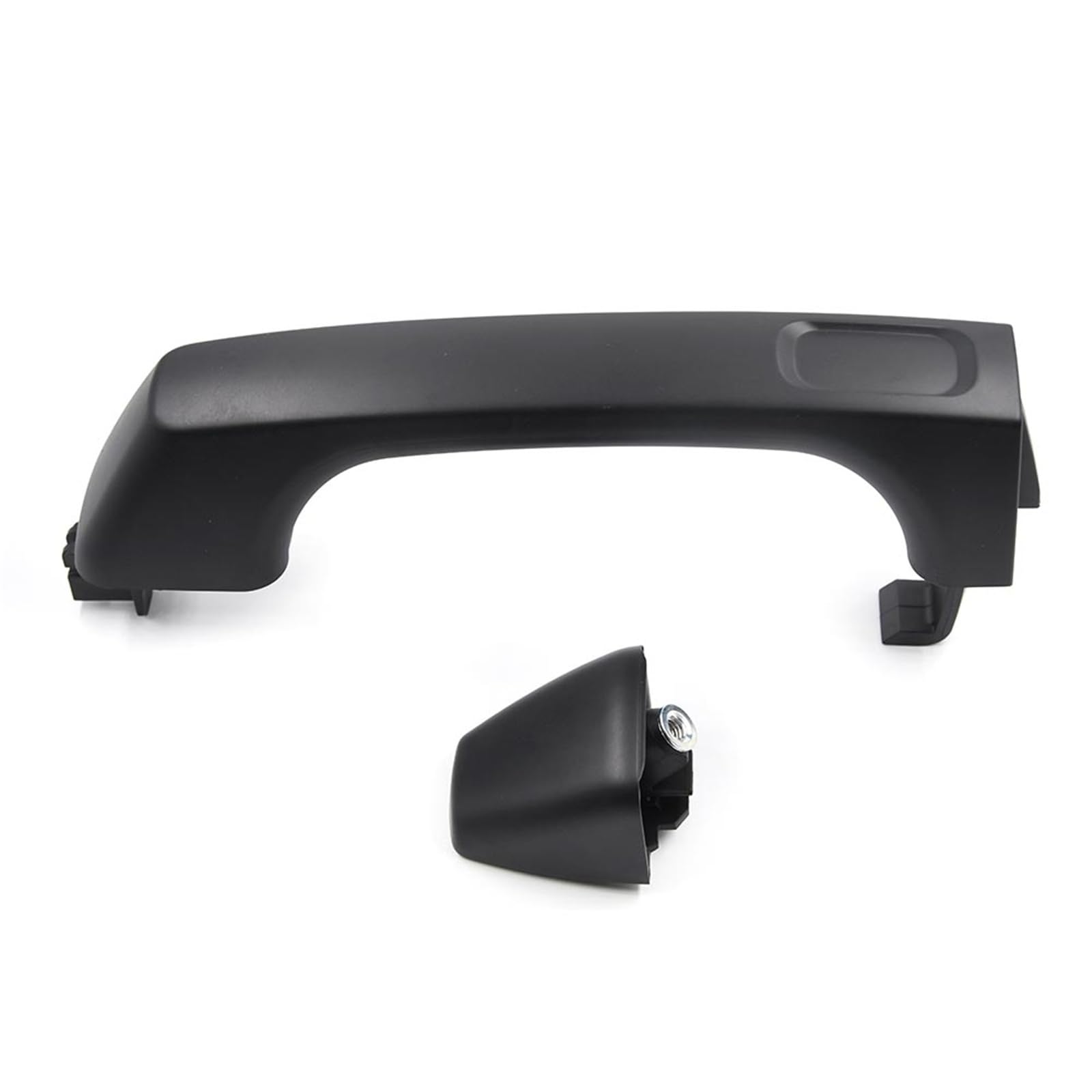 Qjahxkf Replacement Exterior Door Handles Black Chrome Silver Exterior Outside Door Handle 15296933 15794314 25832249 15932907 for Hummer H3 2006-2010 Outer Handle(Black)