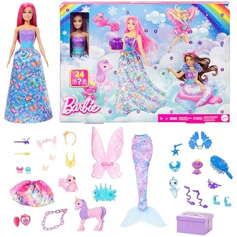 Barbie Advent Calendar with Doll and Surprises Cover