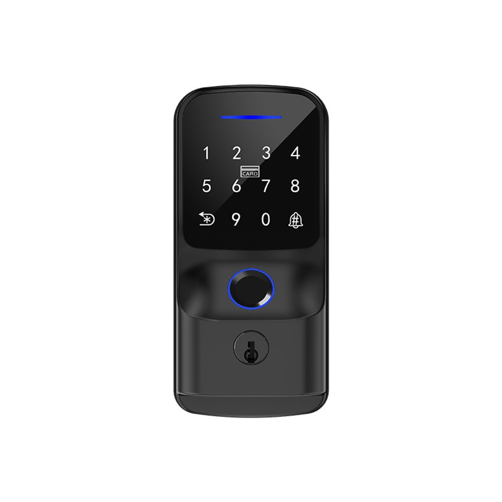 DIGNIFE Smart Door Lock, Indoor Wooden Door Deadbolt Smart Lock Fingerprint Password Card Entry(TY02 Bluetooth)