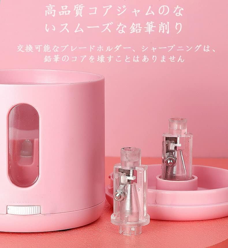 Amazon.co.jp: Vicikey 鉛筆削り 電動 えんぴつけすり 自動 乾電池/USB
