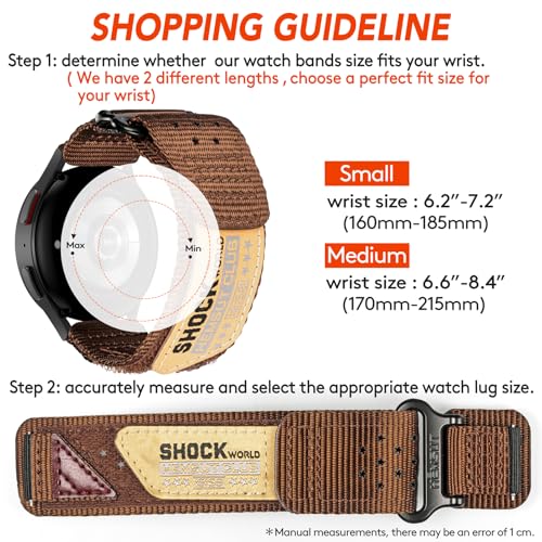 Correa para reloj 24mm de nylon con cierre velcro miniatura 6