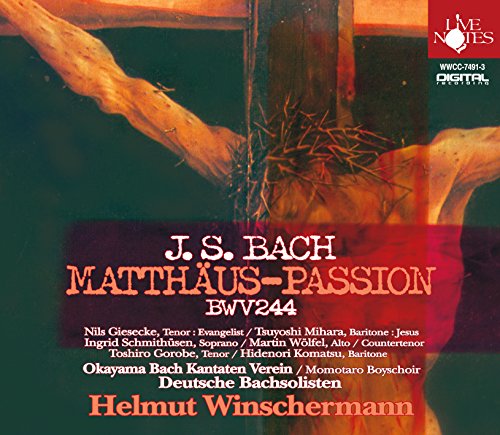 ヴィンシャーマン バッハ:マタイ受難曲 全曲 BWV244