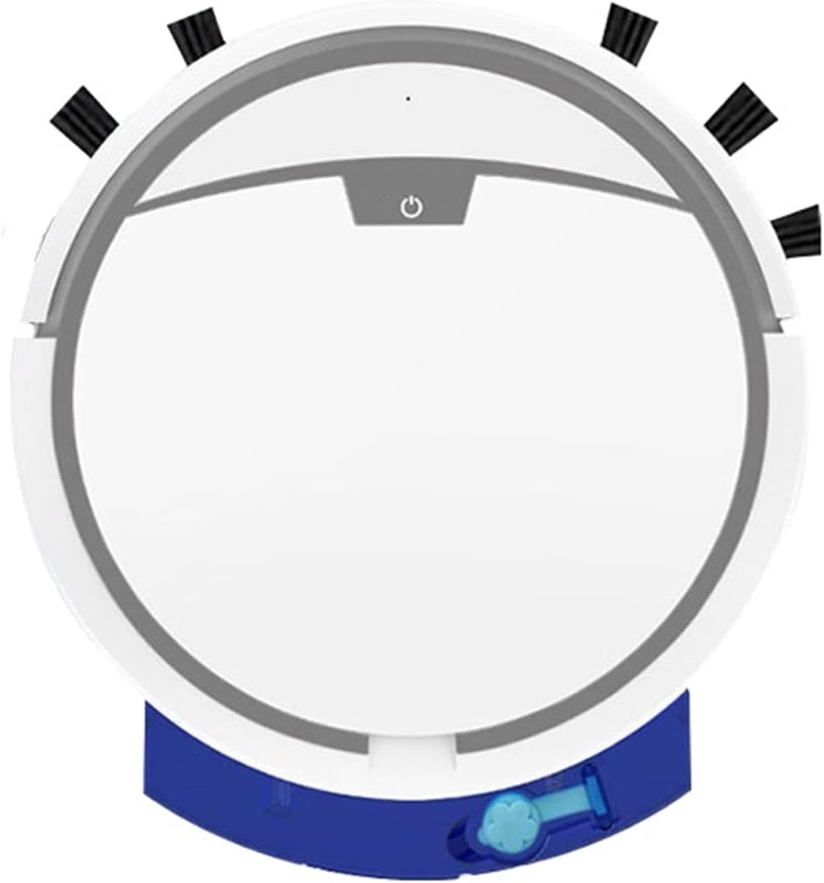 Wireless Vacuum Smart Sweeping Robot Fully Automatic Silent Sweeping and Mopping Three-in-One Ultra-Thin Vacuum Cleaner Cleaning (Color : Black)