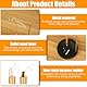 Zanfqvo 3-in-1 Räucherstäbchenhalter - Räucherstäbchen Halter Holz Basis mit 9 Loch Räuchergefäß - Räucherkegel Halter, Incense Holder für Deko Yoga Meditation Home Office