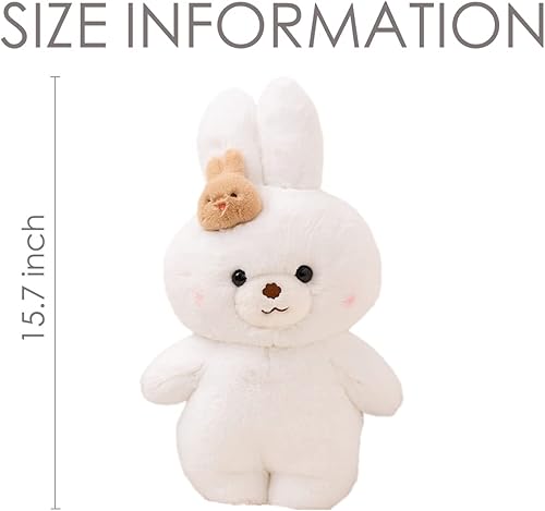 Miniatura 7 de Peluche de oso gigante oso de peluche blanco kawaii para abrazar, peluche suave y enorme para decoración del hogar, regalo para niñas, niños,