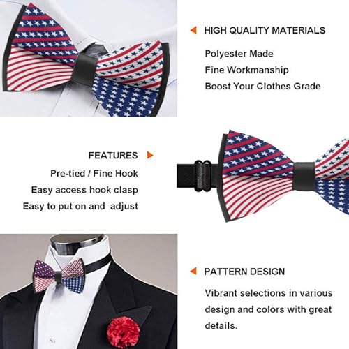 Supdreamc Boys Pre-Tied Bow Tie - Classic Design for School Uniform & Parties4