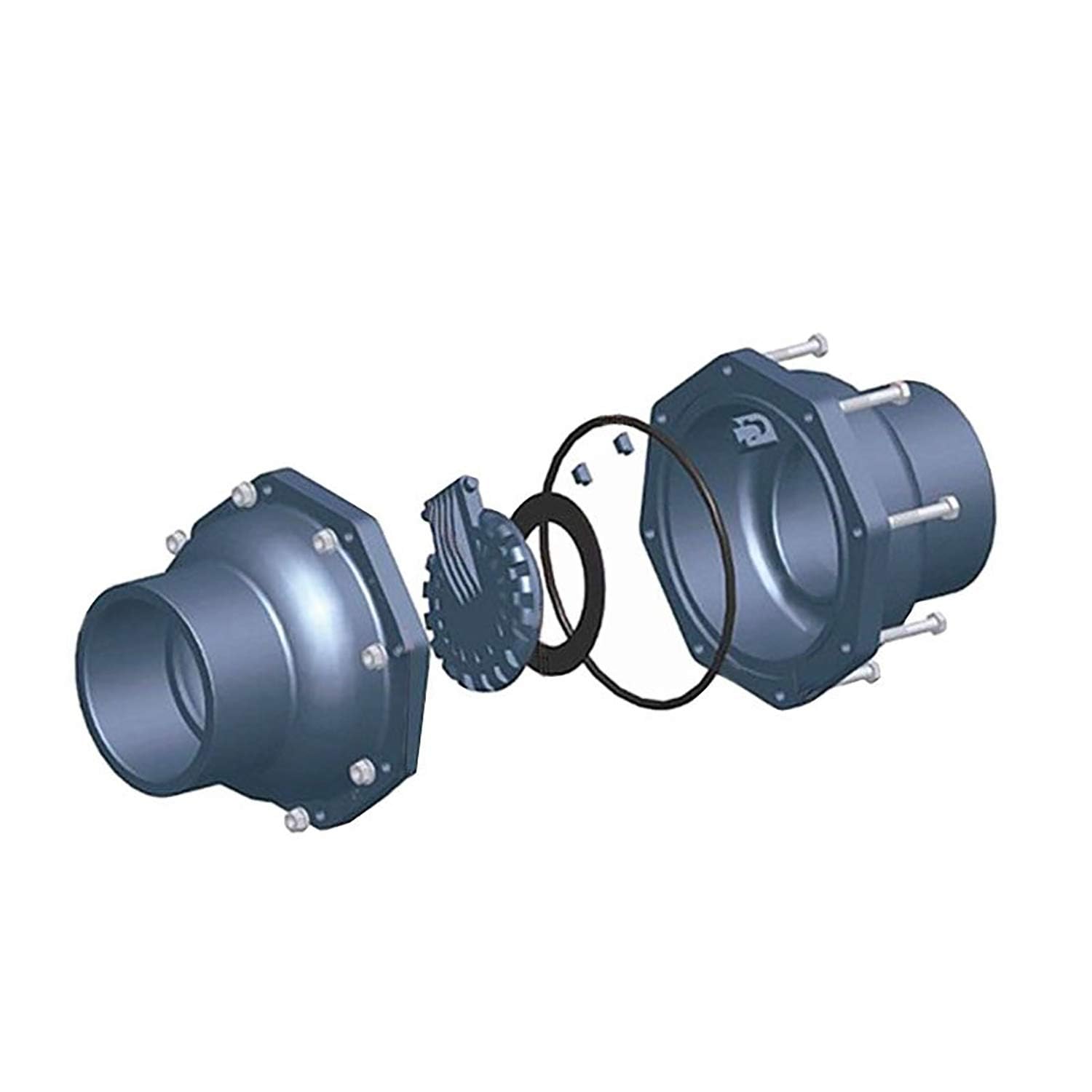 Rückschlagventil abfluss rückstauklappe abwasser rückstauverschluss vertikal PVC innendurchmesser 20 25 32 40 50 63 75 90 110 125 160 200mm (Innendurchmesser 32mm)