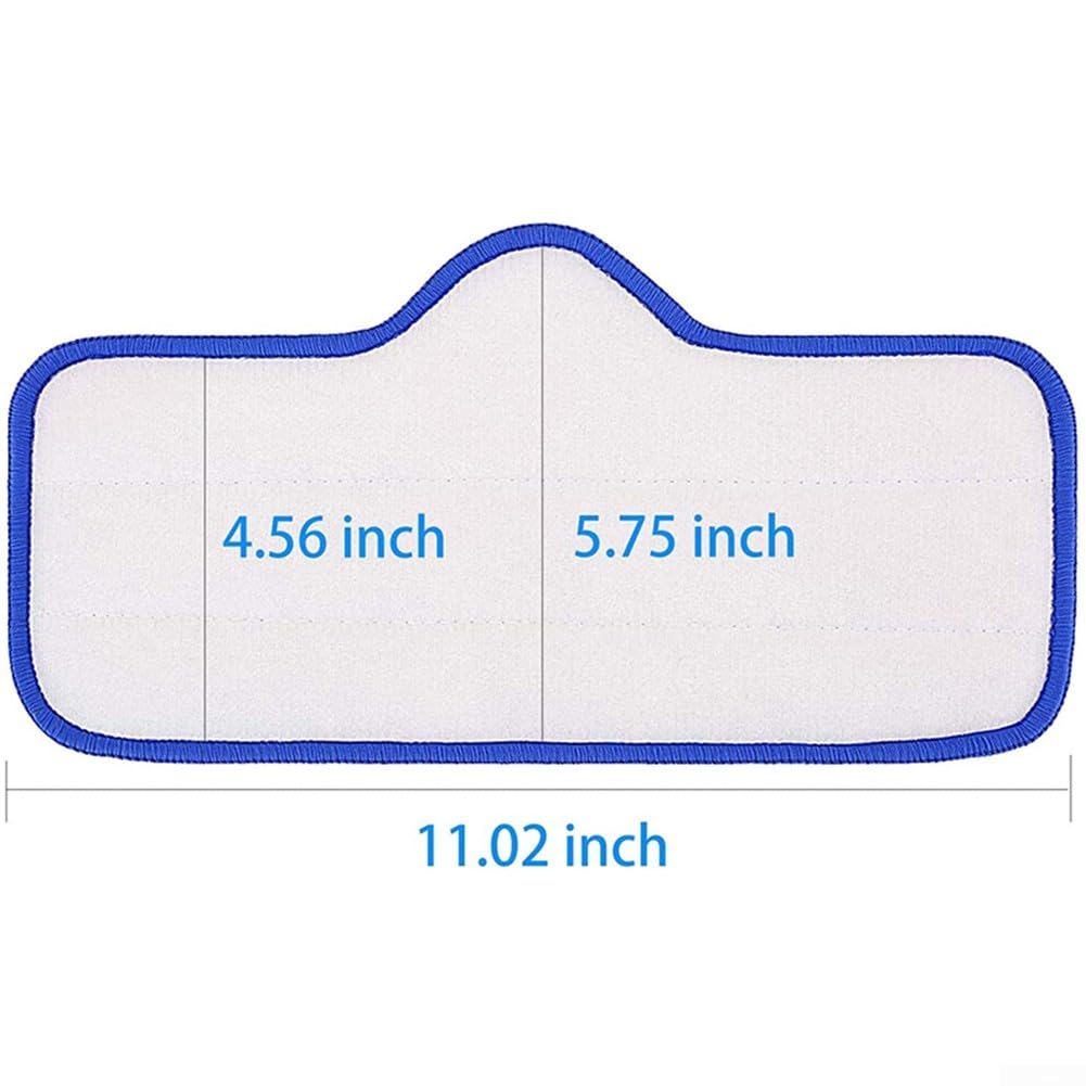 Lot de 10 serpillères réutilisables en microfibre compatibles avec Dupray pour nettoyeur vapeur propre Solution de nettoyage facile