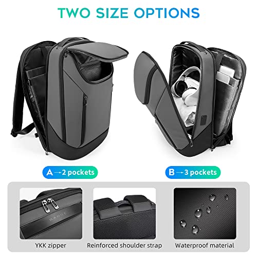 Image of BANGE Business Smart Backpack Waterproof fit 15.6 Inch Laptop Backpack with USB Charging Port,Travel Durable Backpack