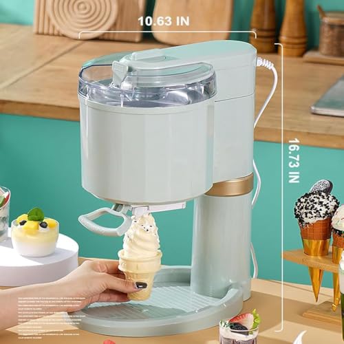 Softeismaschine, 1000ml, DIY, Tragbarkeit, Einfache Handhabunge, Vollautomatisch, Eismaschine FüR Zuhause, Macht Eiscreme, Italienische Eiscreme, Gefrorenen Joghurt, Milchshakes, Smoothies – Bild 3