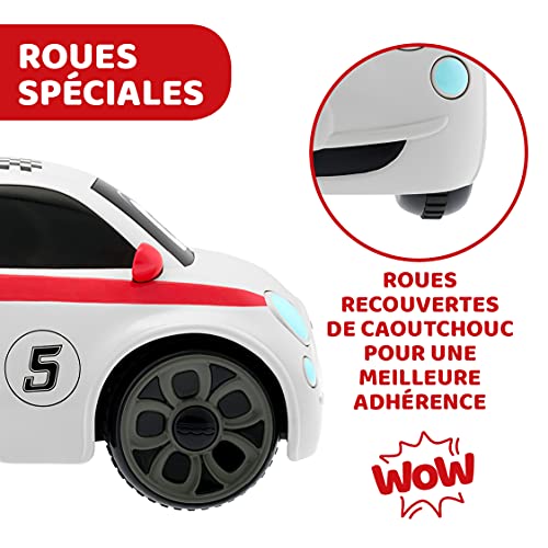 Chicco Fiat 500 RC Voiture de Sport Télécommandée Chicco Radiocommandée avec Volant Intuitif Véhicule à moteur RC avec Sons et Klaxon Jouets pour Enfants de 2+ Ans - vue 9