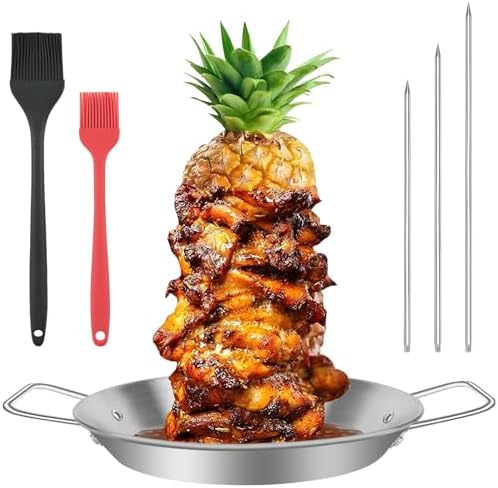 Vertical Meat Skewer Stainless Steel Vertical Skewer Grill Rack Stand ...