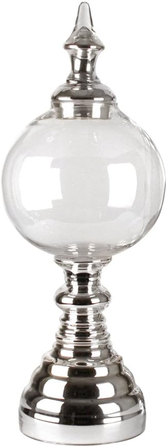27" Clear Glass Candy Jar or Apothecary Jar for Storage, Home Décor, Accents or Tabletop Decoration