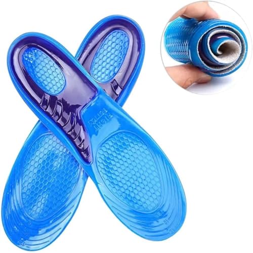 Palmilha gel, Palmilha de silicone, Palmilha Ortopedica com sola macia e absorvente de choque Alívio