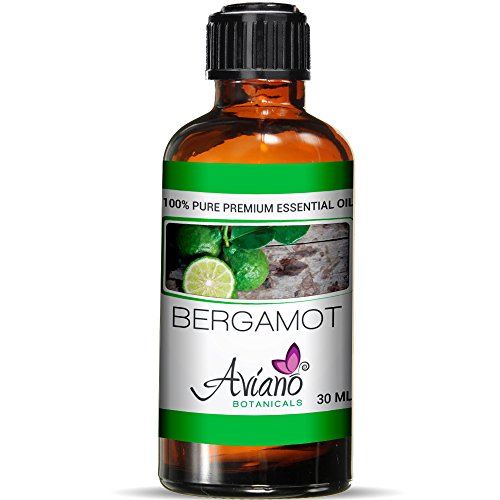 Bergamot Essential Oil - 100% Pure Blue Diamond Therapeutic Grade by Aviano Botanicals (30 ml)