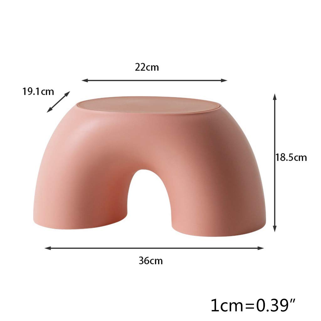 Petits bancs simples semi-anneaux arc-en-ciel pour la maison ou l'intérieur - Tabouret pour enfants - Marchepied de lit - Jouet - Canapé pour chambre d'enfant - Marche pour l'apprentissage