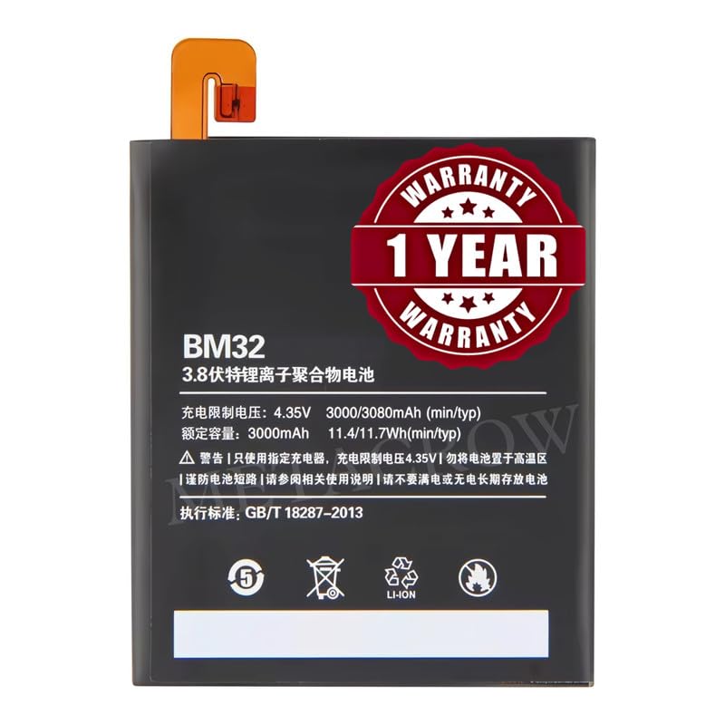Image of Original BM32 Battery Compatible for Xiaomi Mi 4 - (3080mAh) - 1 Year Warranty JK1