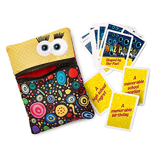 Trainers Warehouse Unzip-it! with Shaped by Our Past | Conversation Starter Card Deck with Pouch | Start Talking About topics That Matter and Build Relationships | Set of 30 Unique Cards