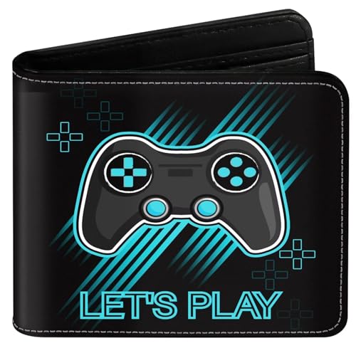 Gaming Gifts for Boys Wallet Gamepad 8-10 8-12 9-12 11-15 5-7 13-15 Credit Id Card Cash Holder Black Rfid Blocking Zipper Cute Cool Funny Aesthetic Gamer Wallets Gifts for Gamers Men Boy Teenager