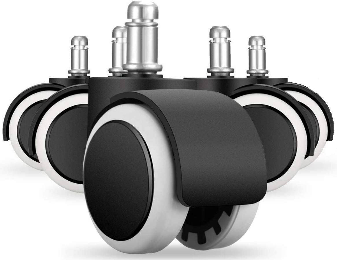 Bellveen New Castor Pin Type Revolving Chair Wheel Office Chair Wheels