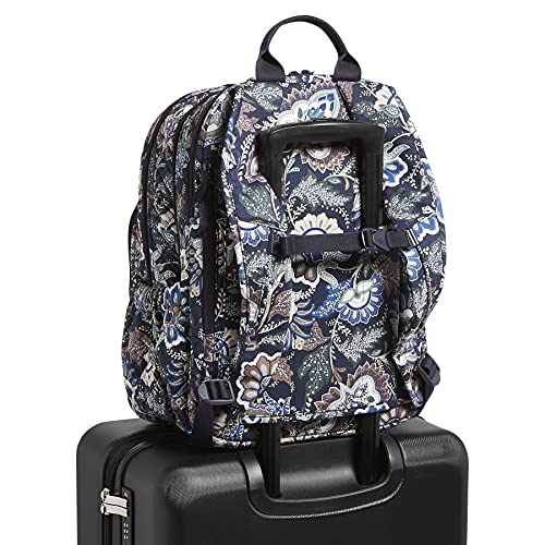 Vera Bradley Xl Campus Backpack, Java Navy Camo-Recycled Cotton #TOP3