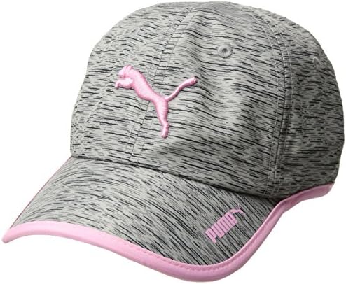 PUMA womens Puma Evercat Taylor Running Cap, Grey/Pink, One Size US
