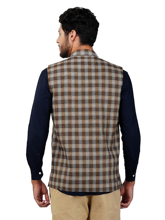 Image of DEIFIC Men's Export-Quality Indian Traditional Nehru Jacket /Waistcoat