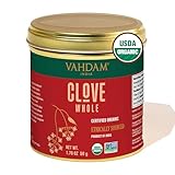VAHDAM, Organic Clove Whole (1.7oz/50g) Handpicked Whole Cloves, Gluten Free, Non GMO, 100% Raw | Warm & Flavorful Spice | Great for Cooking, Smoothies, Pomander Balls, Potpourri & Tea