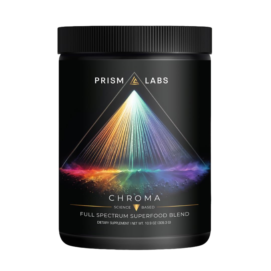 Chroma Daily Supergreens Superfood Powder | 8 Color Superfood Complexes Including Green Juice, Antioxidants, Probiotics & Prebiotics | Potent doses for Energy, Immunity & Gut Health - 30 Servings