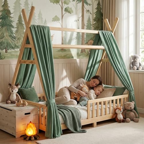 MoproBeti Twin House Bed With Light