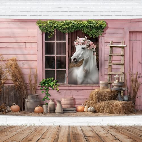 Fondo fotográfico rosa estilo western 7x5 pies miniatura 1