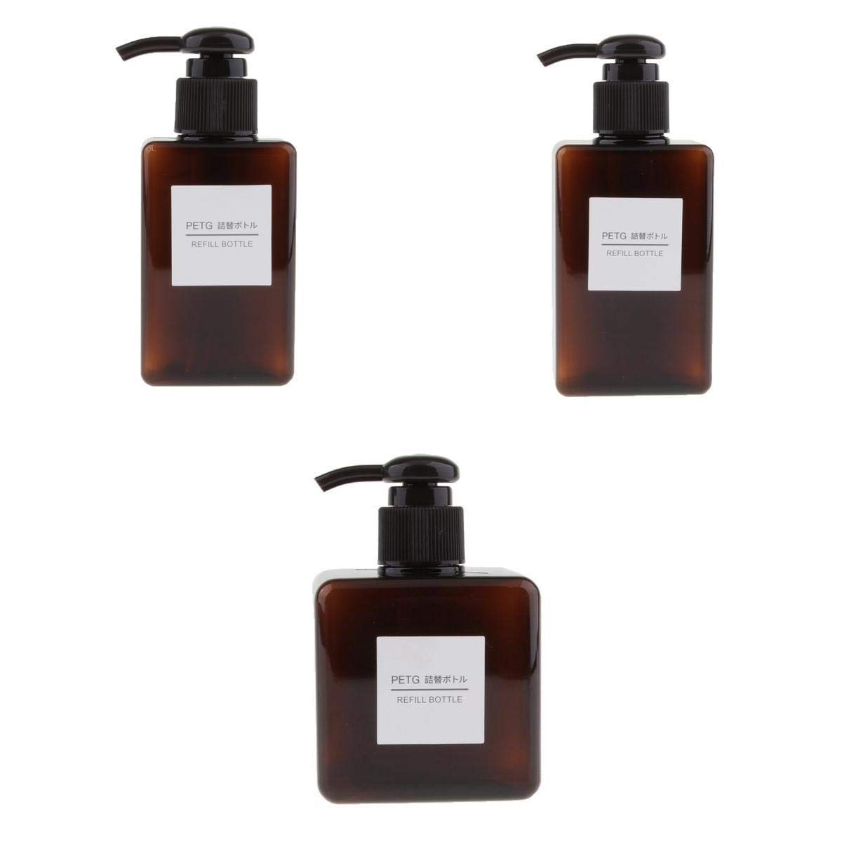 Bnf® 3pcs Foaming Soap Pump Dispenser Cosmetic Container Bottle Brown|Home & Garden | Bath | Soap Dishes & Dispensers-image-24