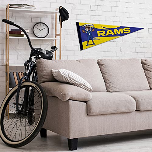 Image of Rico Industries NFL Football Mascot inch 12 inch x 30 inch Felt Wall Decor Pennant - Great for Home /Bed Room /Man Cave Decor
