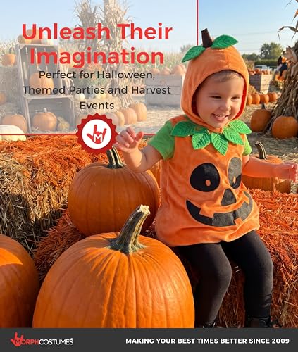 Disfraz de Calabaza Morph para Niños y Niñas miniatura 6